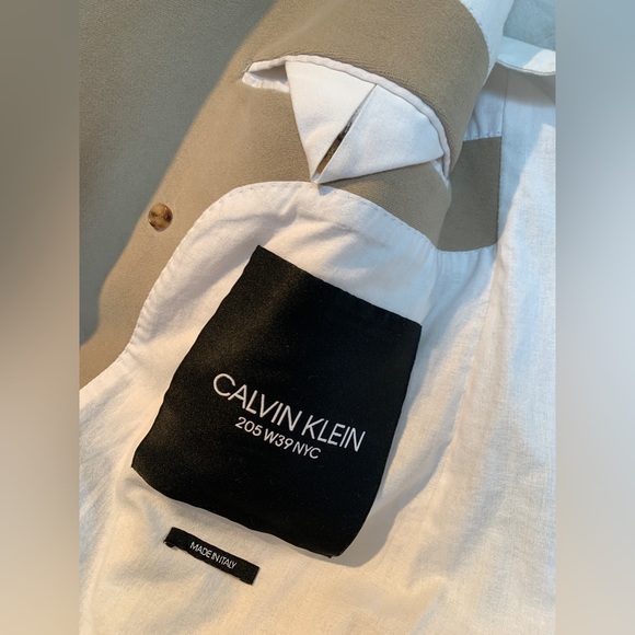 Raf Simons Calvin Klein 205w39nyc Double Breasted Moleskin Mens Over Coat - Picture 8 of 15